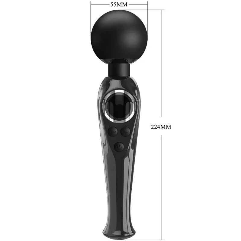 PRETTY LOVE - SKYLER VIBRADOR WAND NEGRO - Nuvica