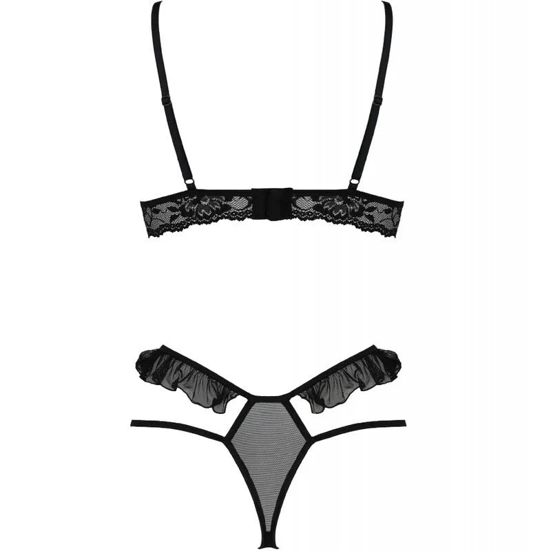 PASSION - DOLLY SET DOS PIEZAS NEGRO S/M - Nuvica