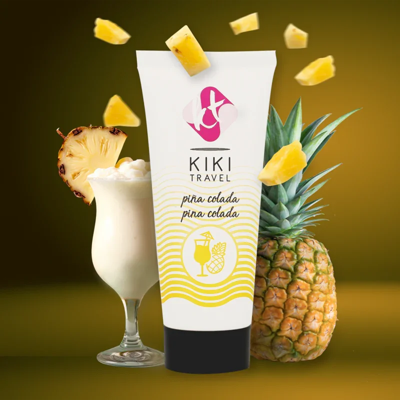KIKÍ TRAVEL - LUBRICANTE SABOR A PIÑA COLADA 50 ML - Nuvica