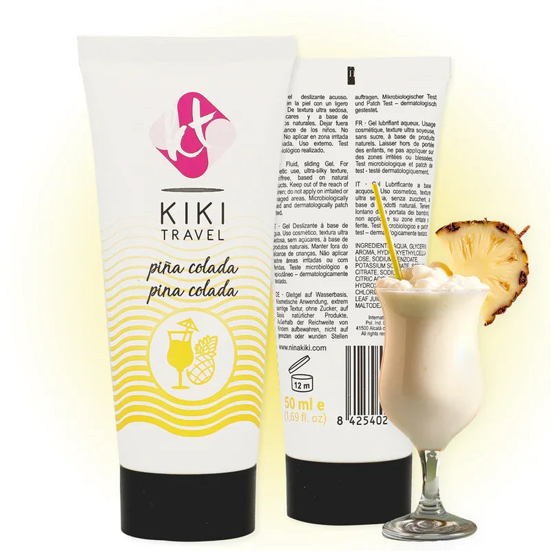 KIKÍ TRAVEL - LUBRICANTE SABOR A PIÑA COLADA 50 ML - Nuvica