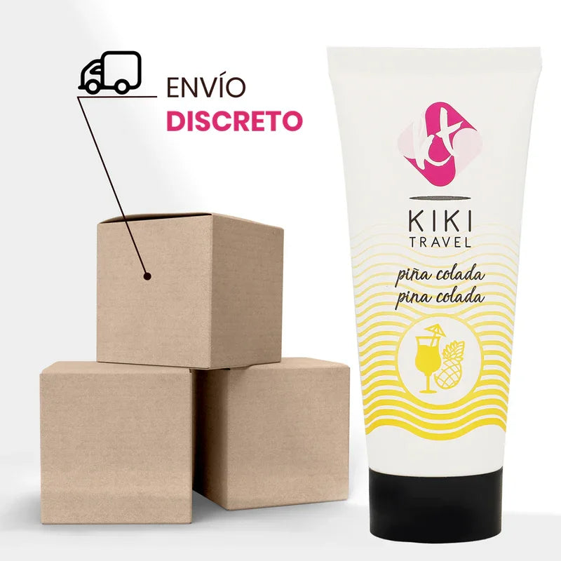 KIKÍ TRAVEL - LUBRICANTE SABOR A PIÑA COLADA 50 ML - Nuvica