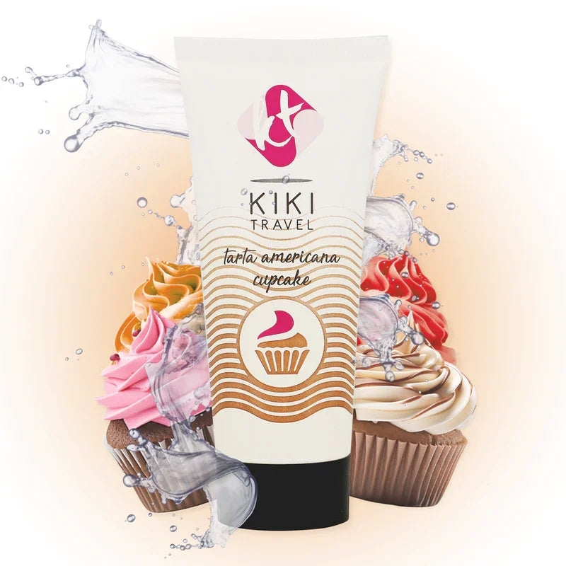 KIKÍ TRAVEL - GEL DESLIZANTE SABOR A TARTA AMERICANA CUPCAKE 50 ML - Nuvica