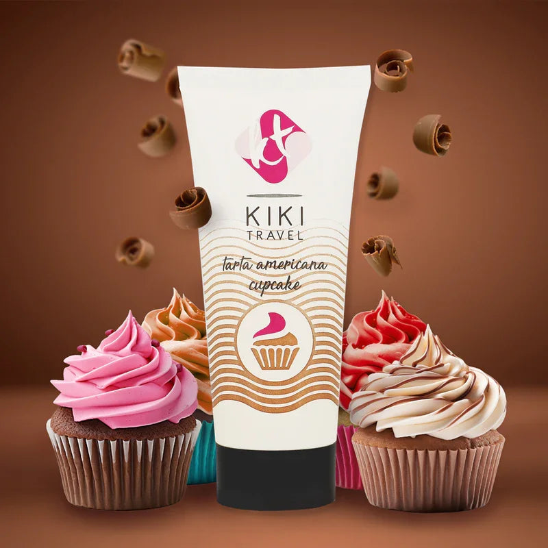 KIKÍ TRAVEL - GEL DESLIZANTE SABOR A TARTA AMERICANA CUPCAKE 50 ML - Nuvica
