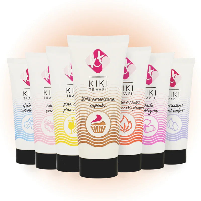 KIKÍ TRAVEL - GEL DESLIZANTE SABOR A TARTA AMERICANA CUPCAKE 50 ML - Nuvica