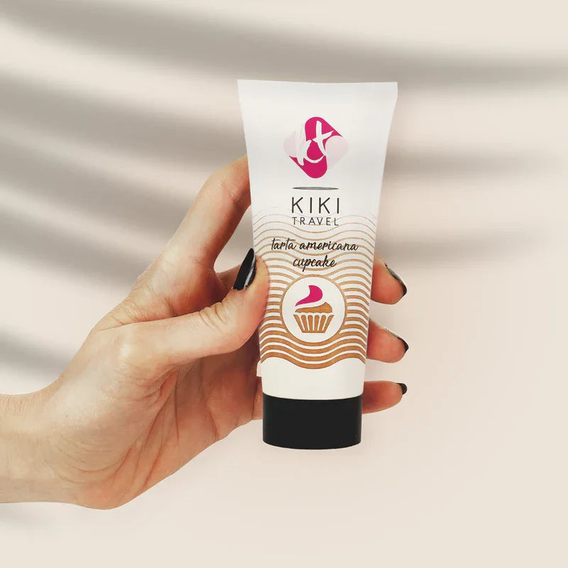KIKÍ TRAVEL - GEL DESLIZANTE SABOR A TARTA AMERICANA CUPCAKE 50 ML - Nuvica