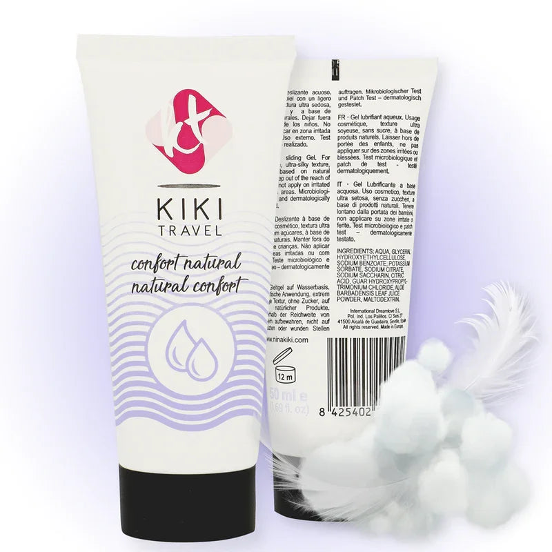 KIKÍ TRAVEL - GEL DESLIZANTE NATURAL CONFORT 50 ML - Nuvica
