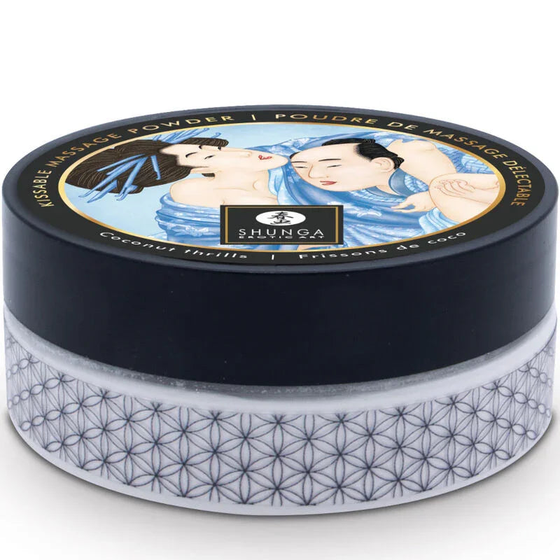 SHUNGA - KIT POLVOS DE MASAJE COMESTIBLE COCO - Nuvica