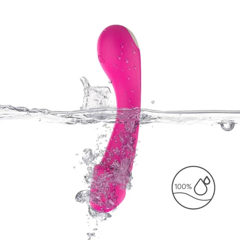 ARMONY - DILDO VIBRADOR PUNTO G SILICONA FUCSIA - Nuvica