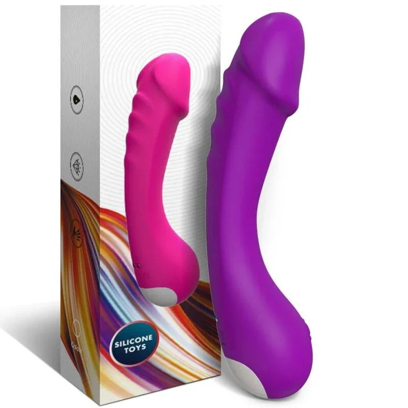 ARMONY - DILDO VIBRADOR PUNTO G SILICONA VIOLETA - Nuvica