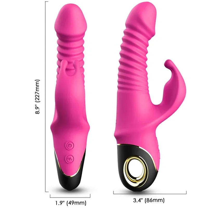 ARMONY - ZING DILDO VIBRADOR RABBIT FUCSIA - Nuvica