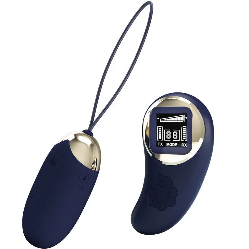 PRETTY LOVE - MINA HUEVO VIBRADOR CONTROL REMOTO AZUL - Nuvica