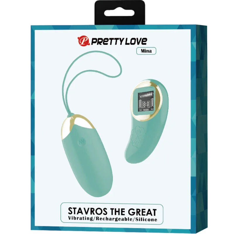 PRETTY LOVE - MINA HUEVO VIBRADOR CONTROL REMOTO VERDE - Nuvica