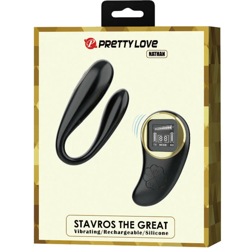 PRETTY LOVE - NATHAN VIBRADOR DOBLE PLACER CONTROL REMOTO - Nuvica