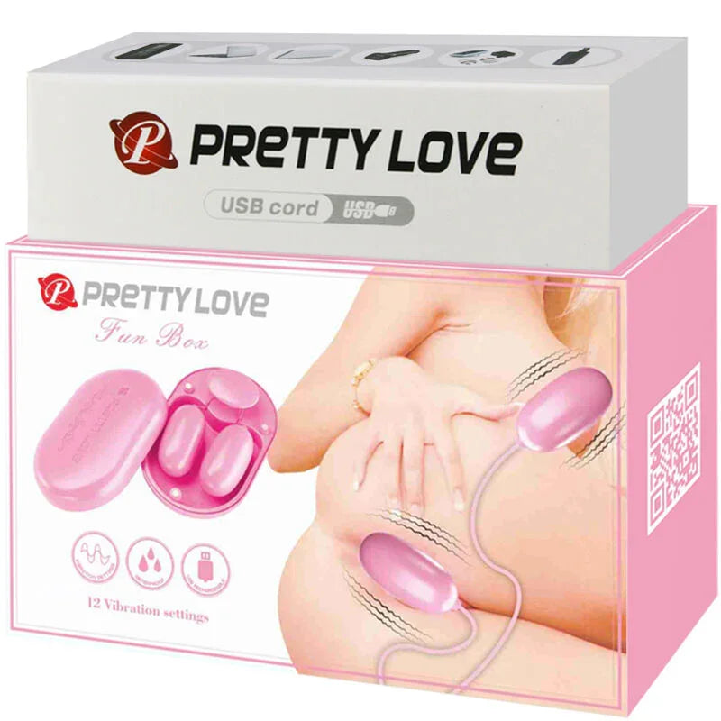 PRETTY LOVE - FUN BOX BALA VIBRADORA ROSA - Nuvica