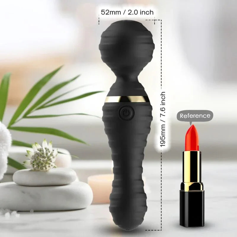 ARMONY - FREEDO MASAJEADOR & VIBRADOR PEQUEÑO NEGRO - Nuvica