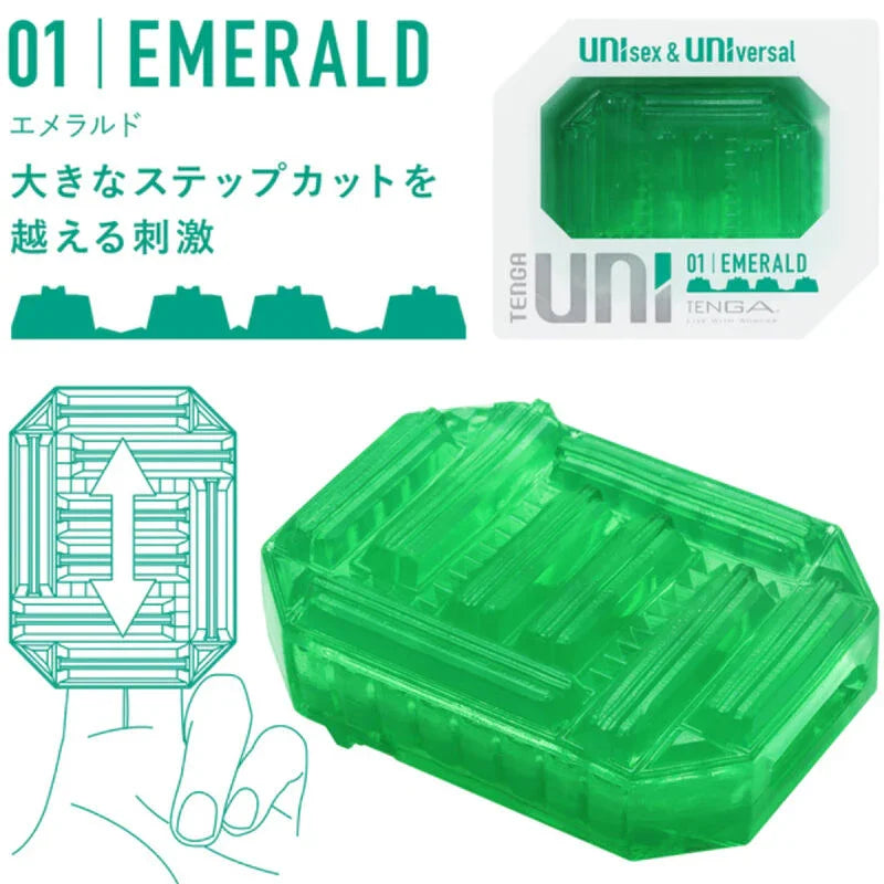 TENGA - UNI VARIETY MASTURBADOR DEDAL PACK 4 UDS - Nuvica