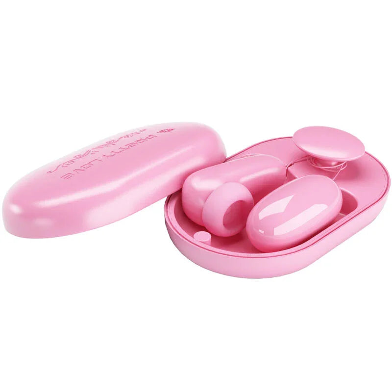 PRETTY LOVE - MAGIC BOX BALA VIBRADORA & ESTIMULADOR ROSA - Nuvica