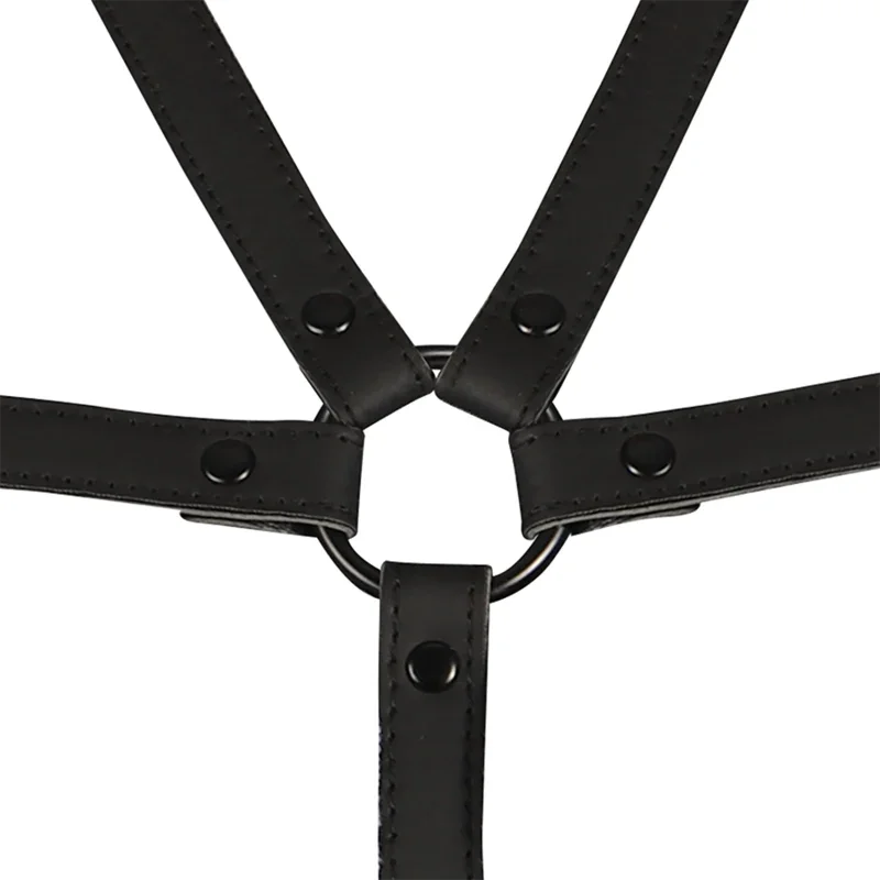 FETISH SUBMISSIVE BONDAGE - ARNÉS AJUSTABLE TORSO Y BRAZOS - Nuvica