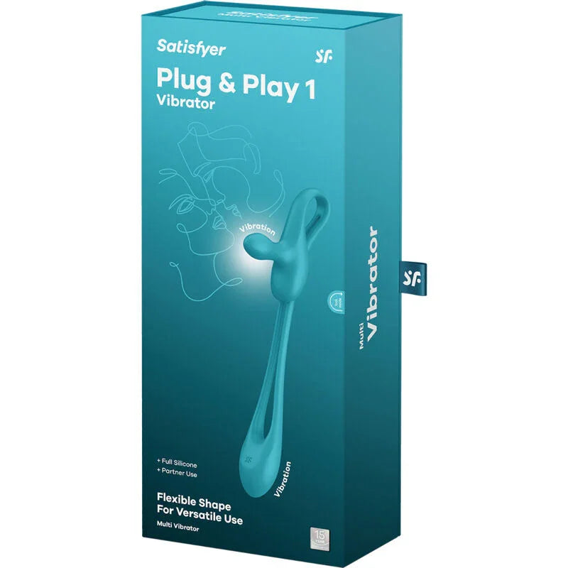 SATISFYER - PLUG & PLAY 1 MULTIVIBRADOR FLEXIBLE - Nuvica