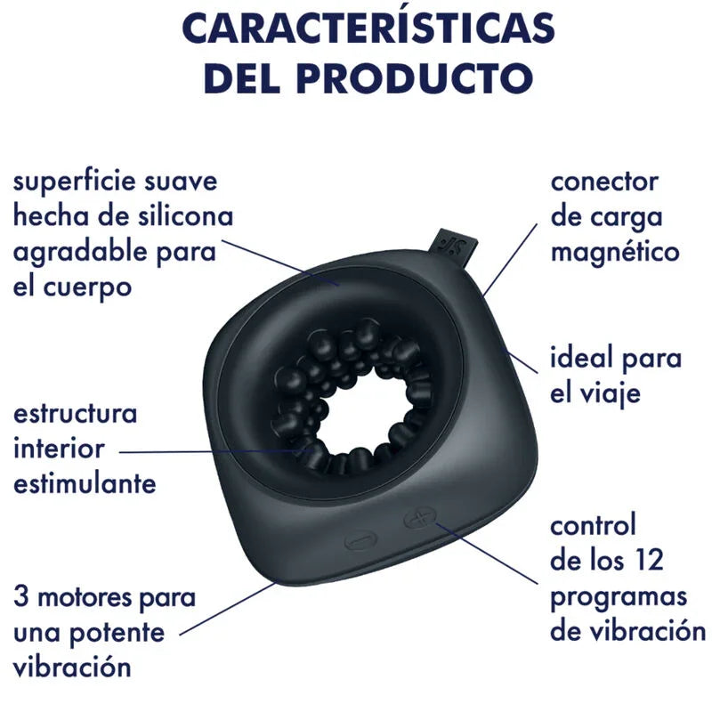SATISFYER - RING STROKER MASTURBADOR & VIBRADOR - Nuvica