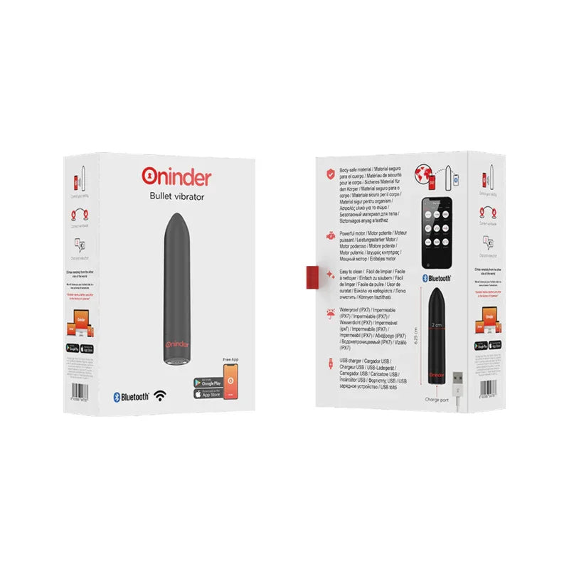 ONINDER - BERLIN BALA VIBRADORA NEGRO - APP GRATUITA - Nuvica