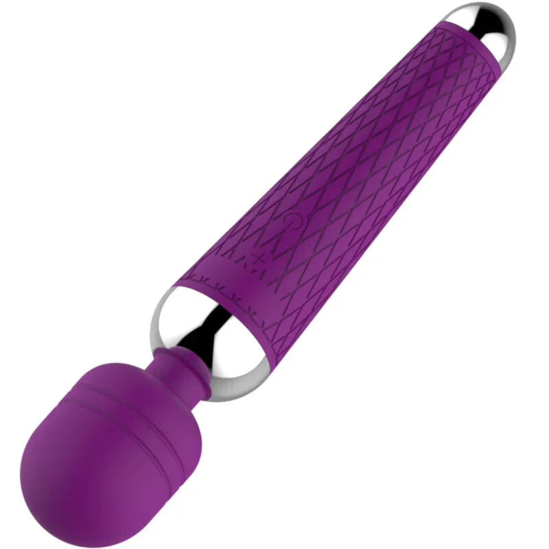 ARMONY - MASAJEADOR & VIBRADOR CABEZA FLEXIBLE VIOLETA - Nuvica