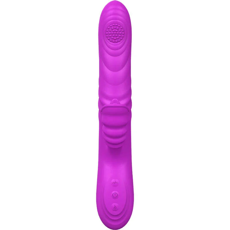 ARMONY - ANGELIA VIBRADOR MULTIFUNCION CON LENGUA ESTIMULADORA EFECTO CALOR VIOLETA - Nuvica