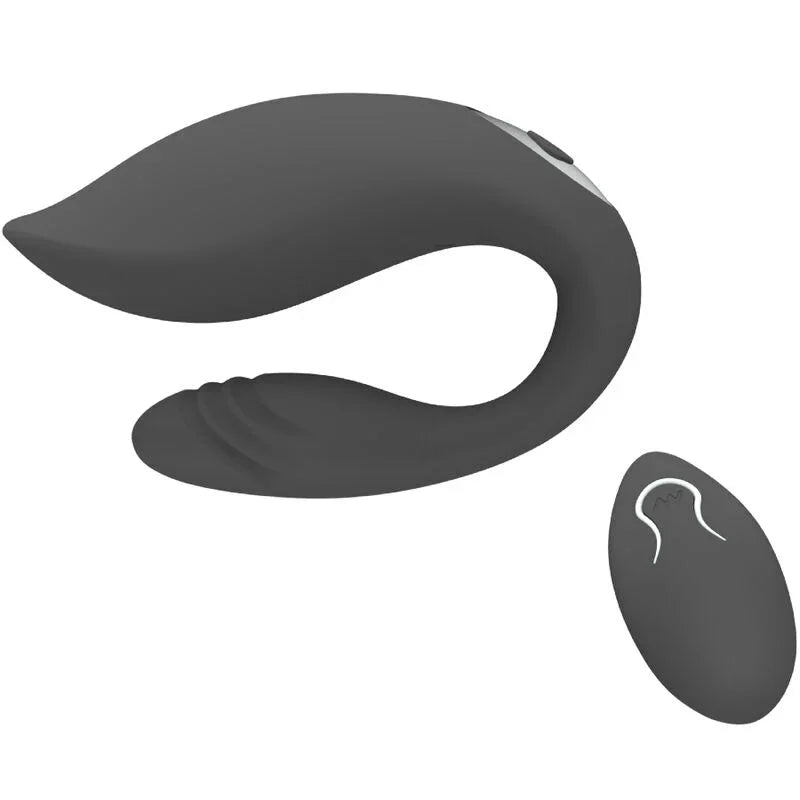 ARMONY - MARTHA VIBRADOR PARA PAREJAS CONTROL REMOTO NEGRO - Nuvica