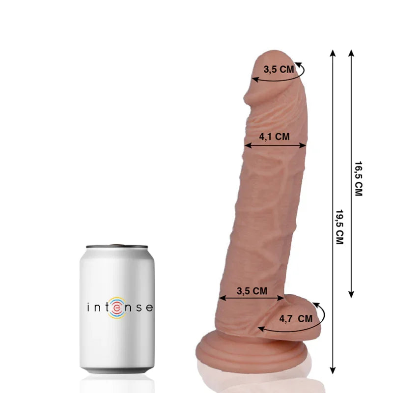 MR INTENSE - 15 PENE REALÍSTICO 19.5 CM -O- 4.1 CM - Nuvica