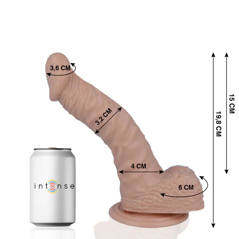 MR INTENSE - 18 PENE REALÍSTICO 19.8 CM -O- 3.2 CM - Nuvica