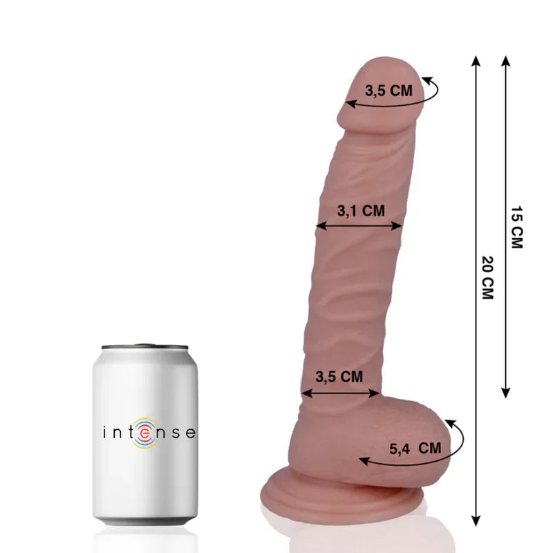 MR INTENSE - 19 PENE REALÍSTICO 20 CM -O- 3.1 CM - Nuvica
