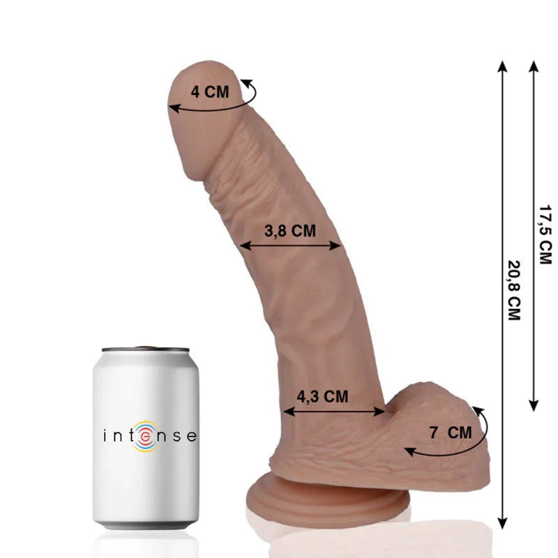 MR INTENSE - 23 PENE REALÍSTICO 20.8 CM -O- 3.8 CM - Nuvica