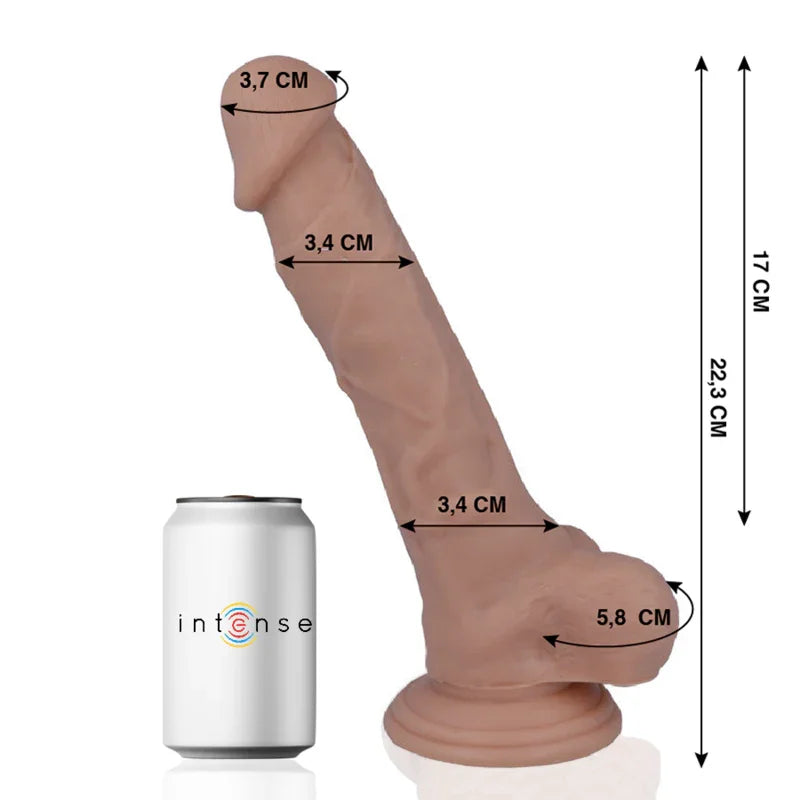 MR INTENSE - 28 PENE REALÍSTICO 22.3 CM -O- 3.4 CM - Nuvica