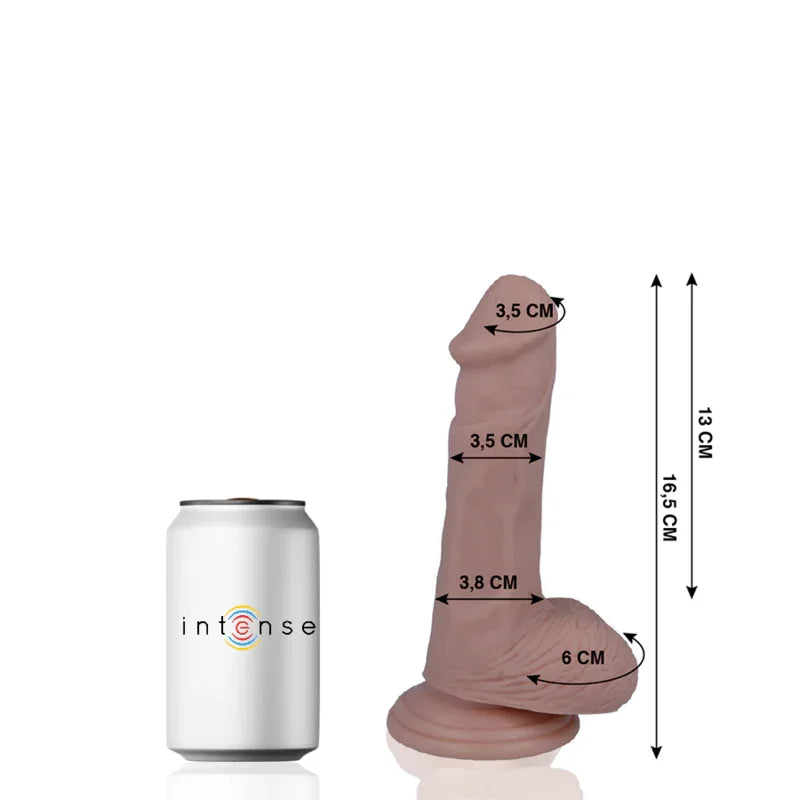 MR INTENSE - 5 PENE REALÍSTICO 16.5 CM -O- 3.5 CM - Nuvica