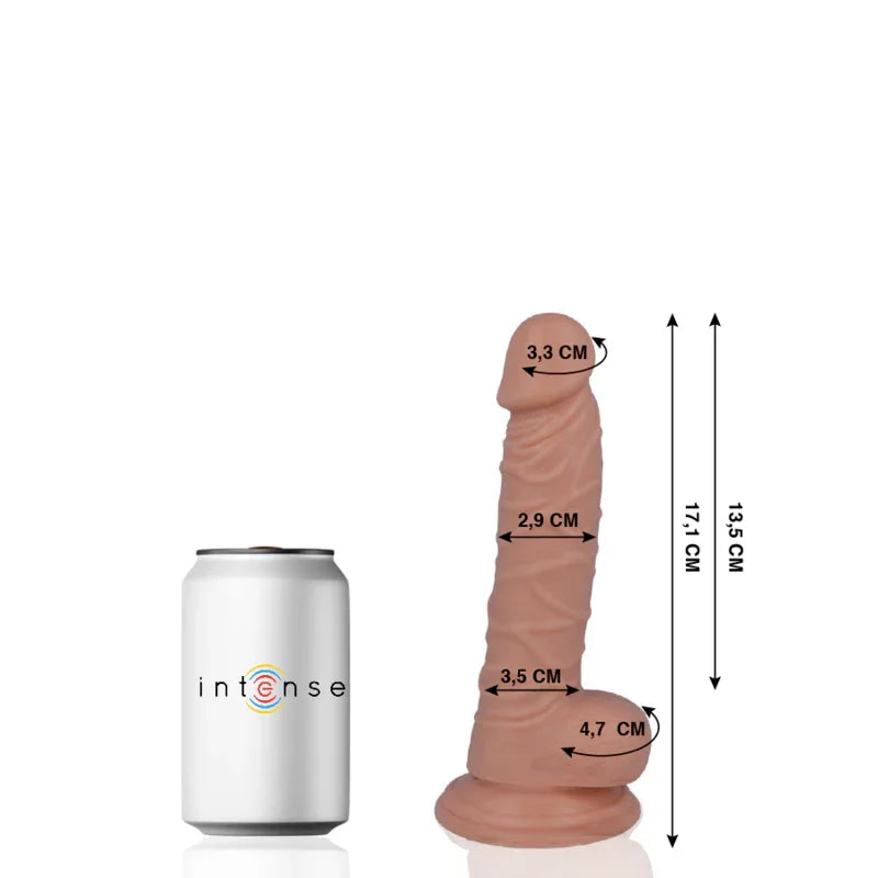 MR INTENSE - 7 PENE REALÍSTICO 17.1 CM -O- 2.9 CM - Nuvica