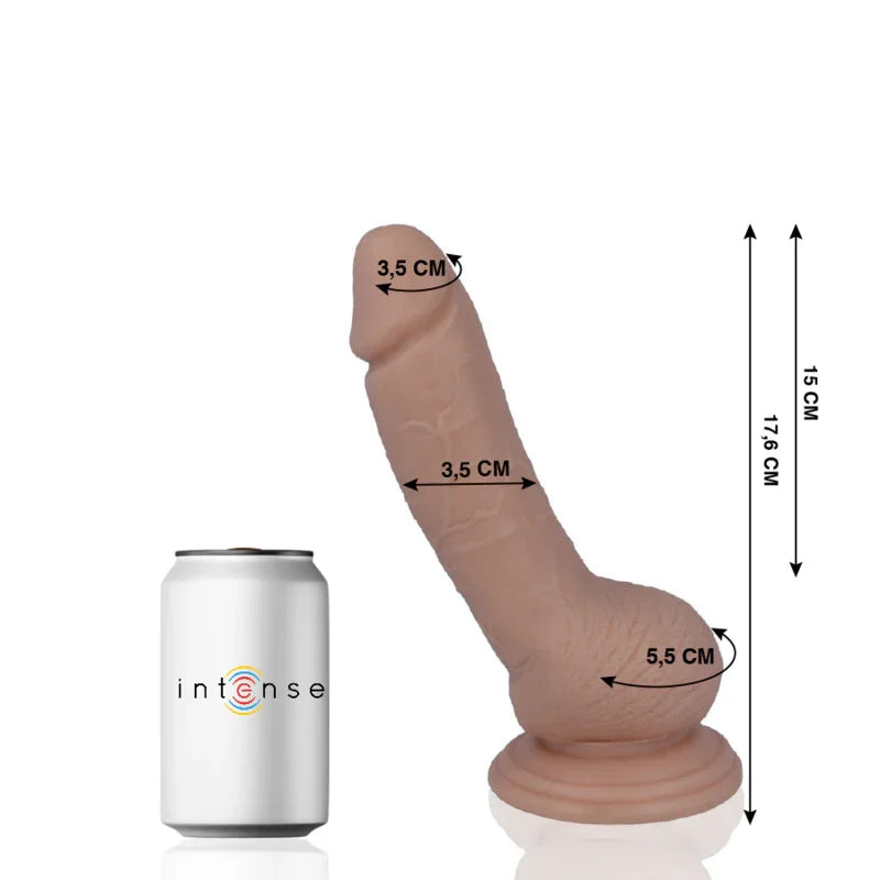 MR INTENSE - 8 PENE REALÍSTICO 17.6 CM -O- 3.5 CM - Nuvica