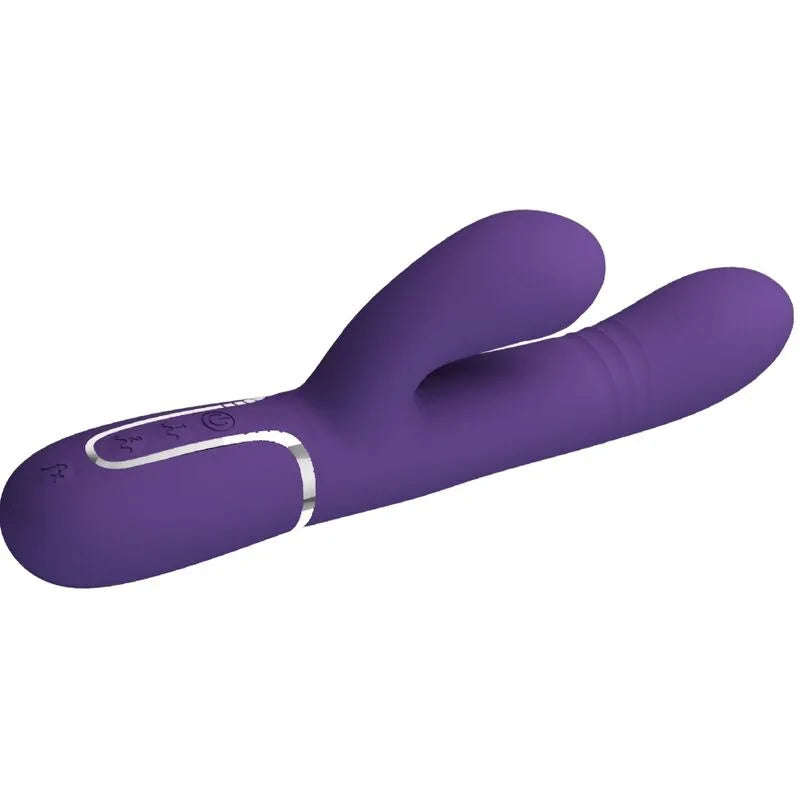 PRETTY LOVE - VIBRADOR PUNTO G MULTIFUNCIÓN MORADO - Nuvica