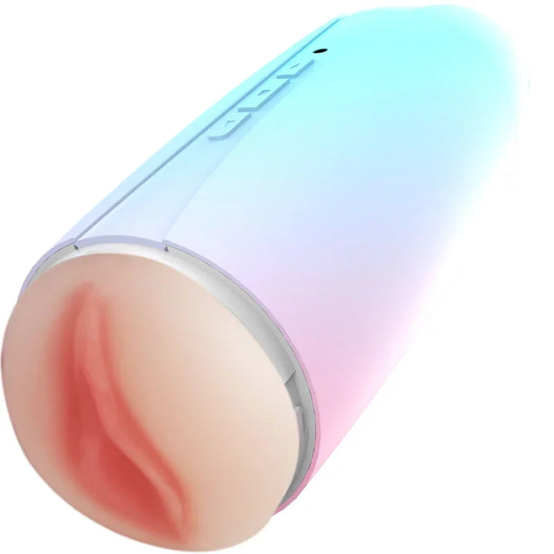 ARMONY - MASTURBADOR VIBRADOR DOBLE VAGINA & BOCA RAINBOW - Nuvica