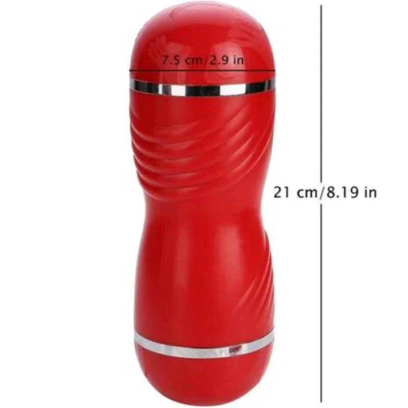 ARMONY - MASTURBADOR DOBLE VAGINA & BOCA ROJO - Nuvica