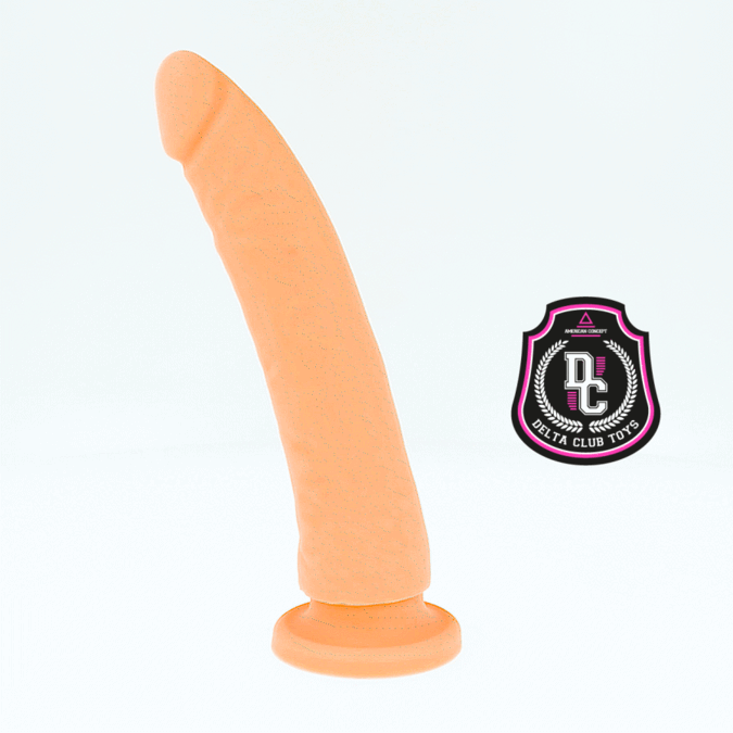 DELTA CLUB - DILDO REALISTA NATURAL SILICONA MEDICA 23 CM -O- 4.5 CM - Nuvica