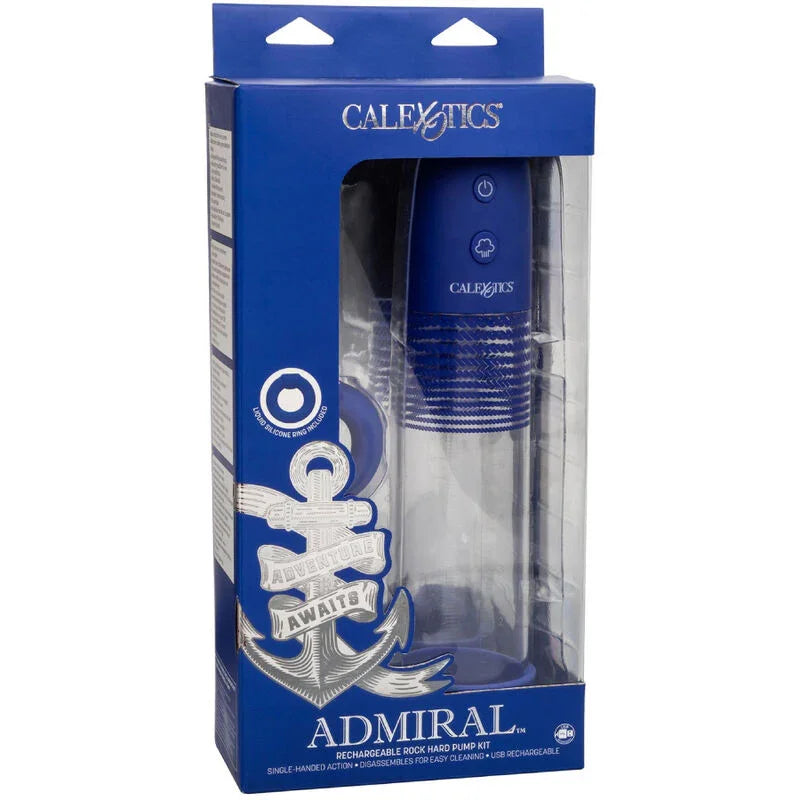 CALEXOTICS - ADMIRAL KIT BOMBA DE ERECCION RECARGABLE - Nuvica