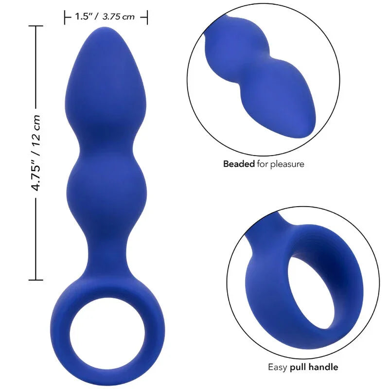 CALEXOTICS - ADMIRAL PLUG ANAL AVANZADO AZUL - Nuvica