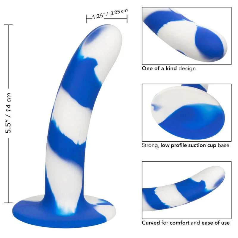 CALEXOTICS - ADMIRAL SWIRL DILDO FLEXIBLE - Nuvica