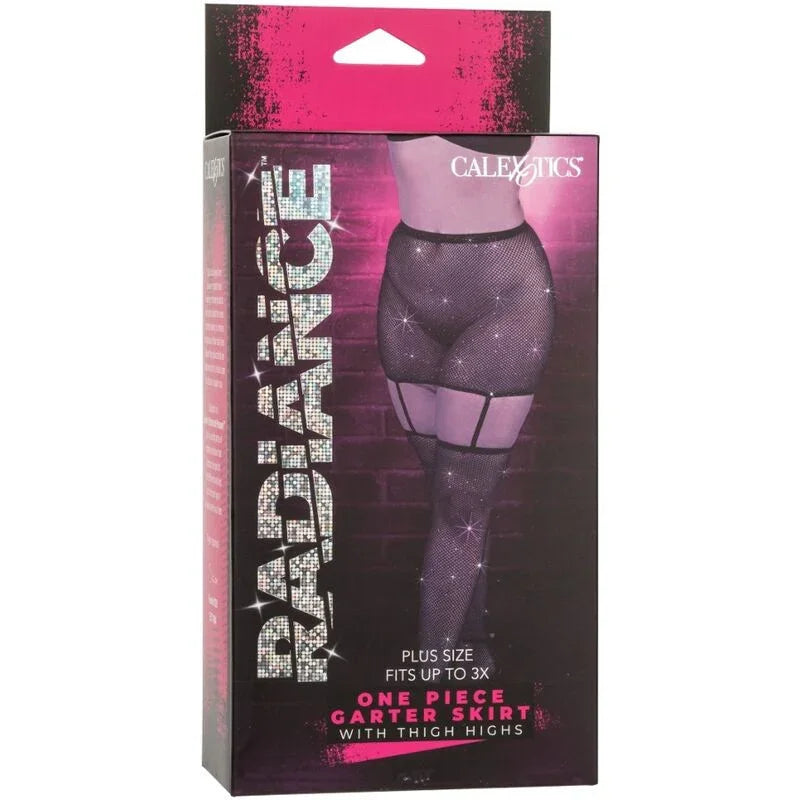 CALEXOTICS - RADIANCE FALDA DE LIGA HASTA EL MUSLO TALLA GRANDE - Nuvica