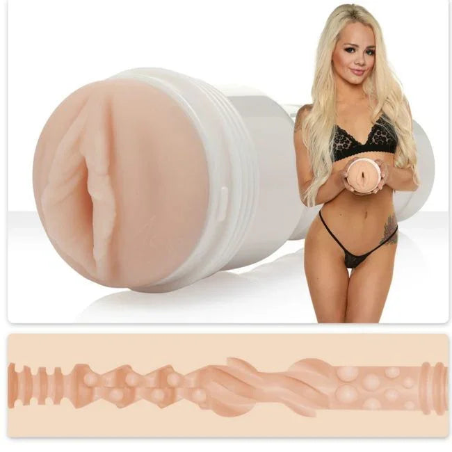 FLESHLIGHT - ELSA JEAN VAGINA TASTY + UNIVERSAL LAUNCH + LUBRICANTE AQUA QUALITY 50 ML - Nuvica