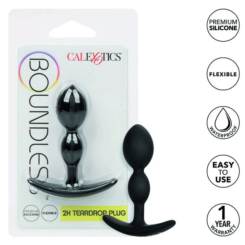 CALEXOTICS - BOUNDLESS PLUG ANAL LGRIMA 2X - Nuvica