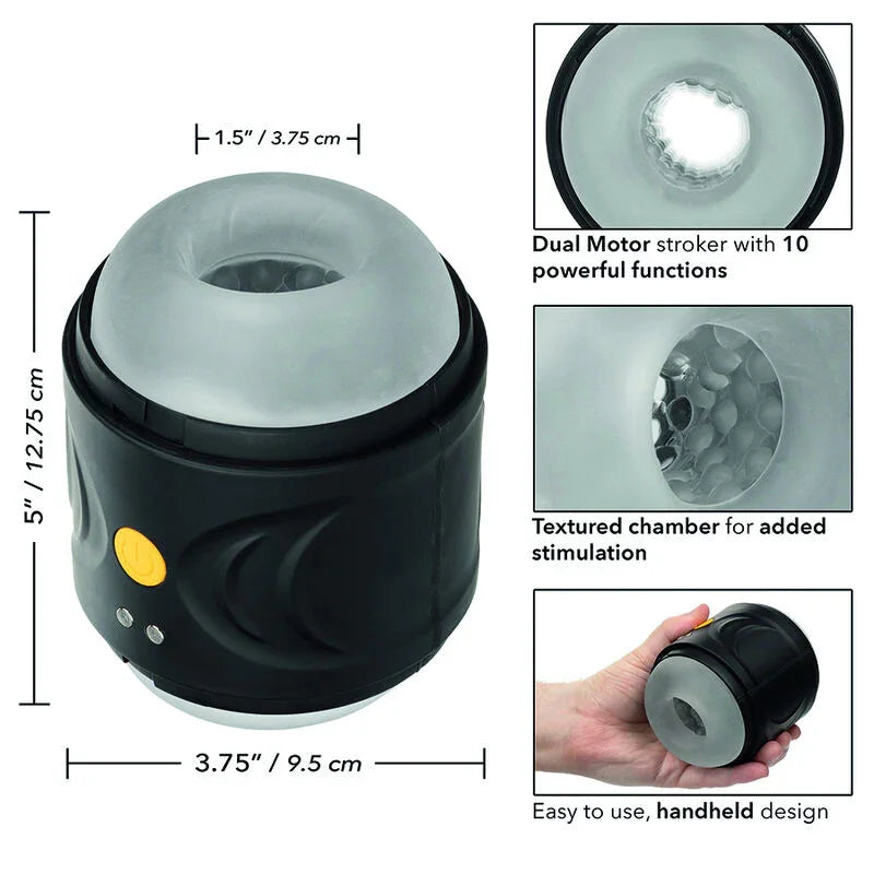 CALEXOTICS - BOUNDLESS MASTURBADOR DOBLE MOTOR - Nuvica