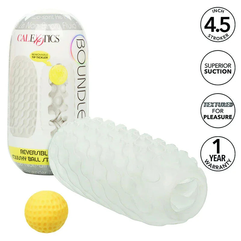 CALEXOTICS - BOUNDLESS STROKER BLANDO REVERSIBLE AMARILLO - Nuvica