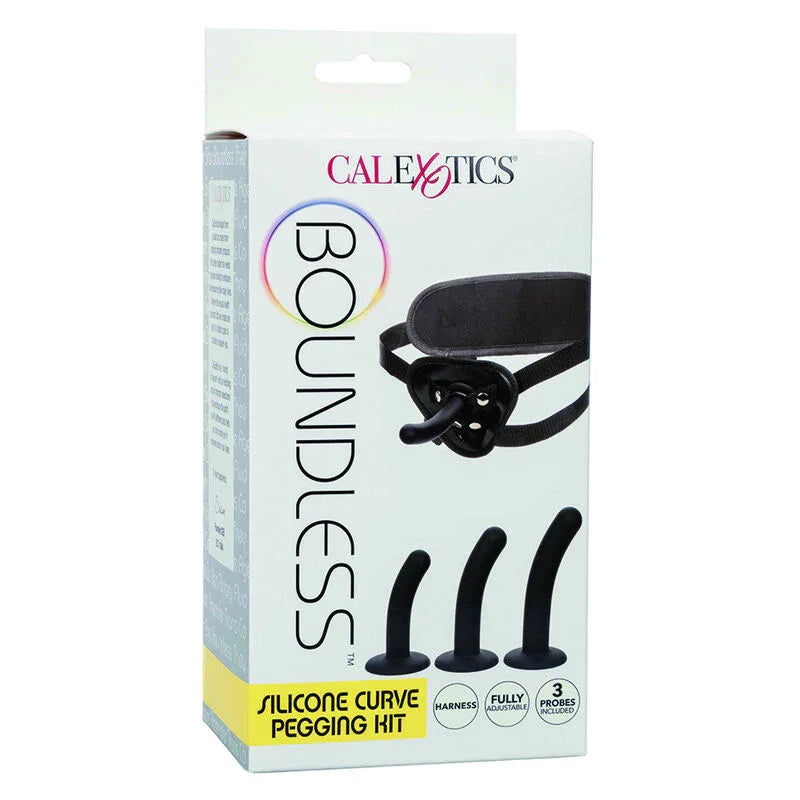 CALEXOTICS - BOUNDLESS KIT ARNÉS SILICONA CURVADO - Nuvica