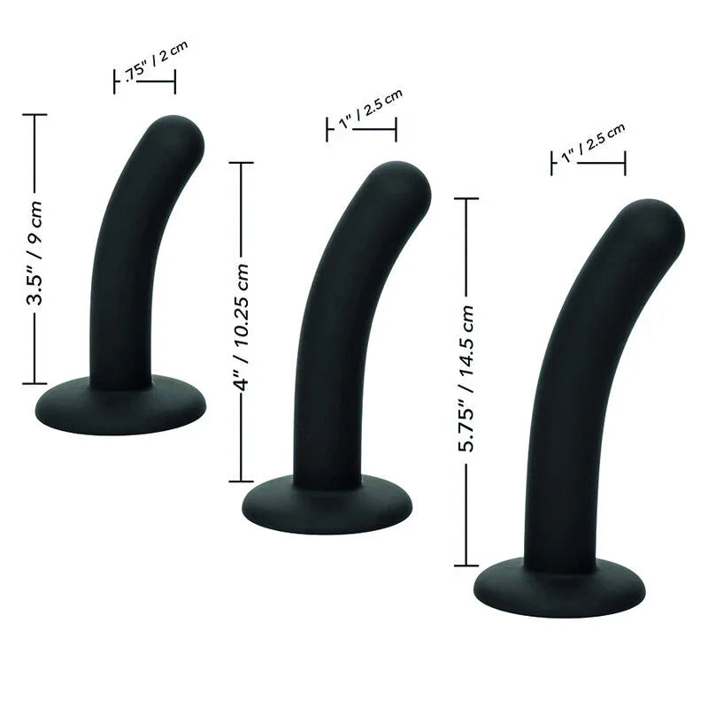 CALEXOTICS - BOUNDLESS KIT ARNÉS SILICONA CURVADO - Nuvica